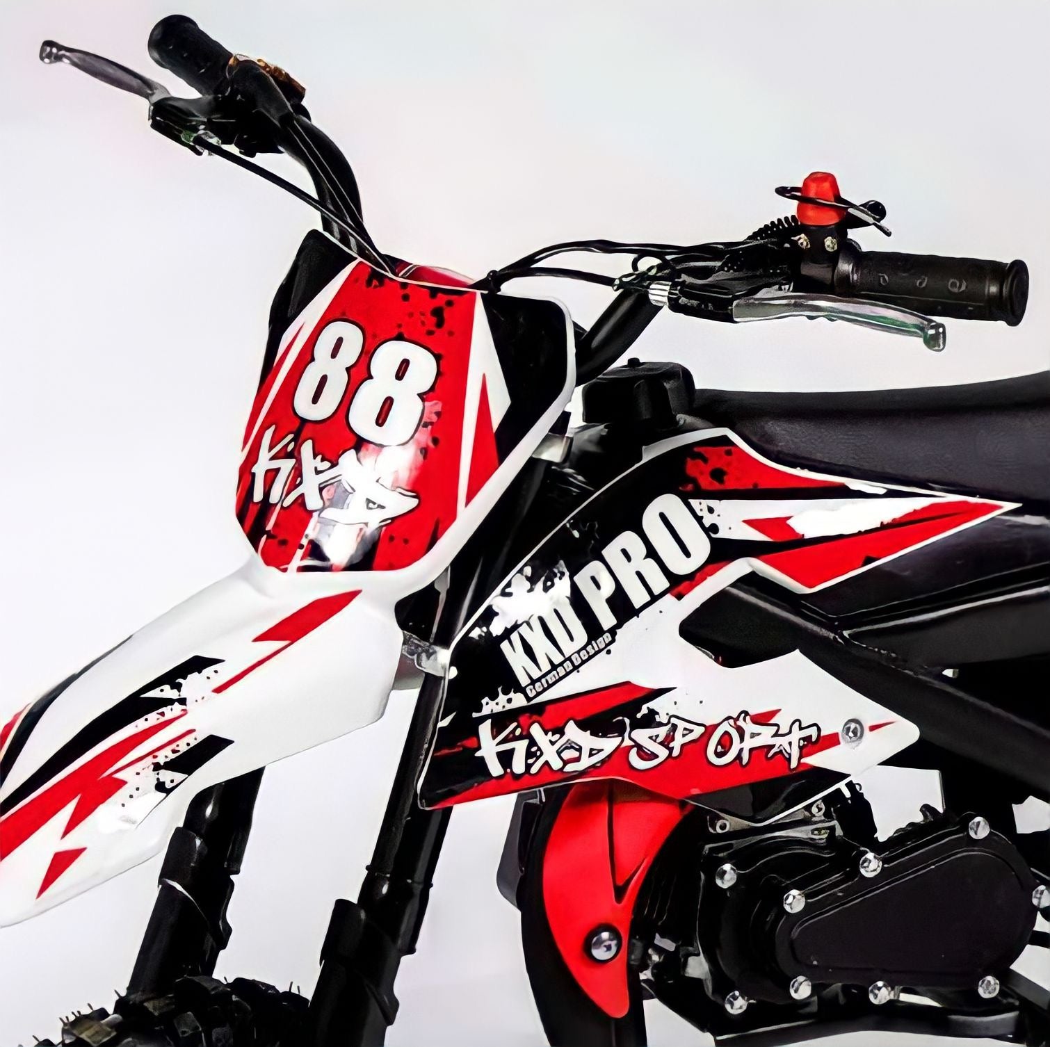 Mini moto Cross 50cc 2 tempi Cerchi da 10" 45Km/h