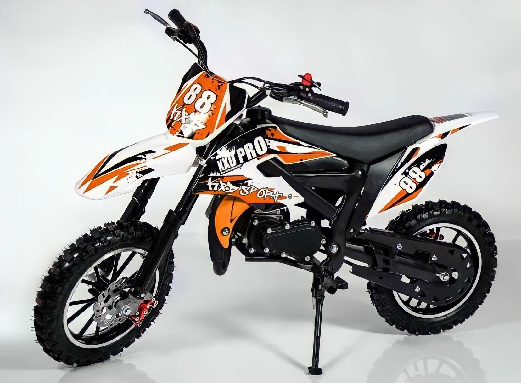 Mini moto Cross 50cc 2 tempi Cerchi da 10" 45Km/h