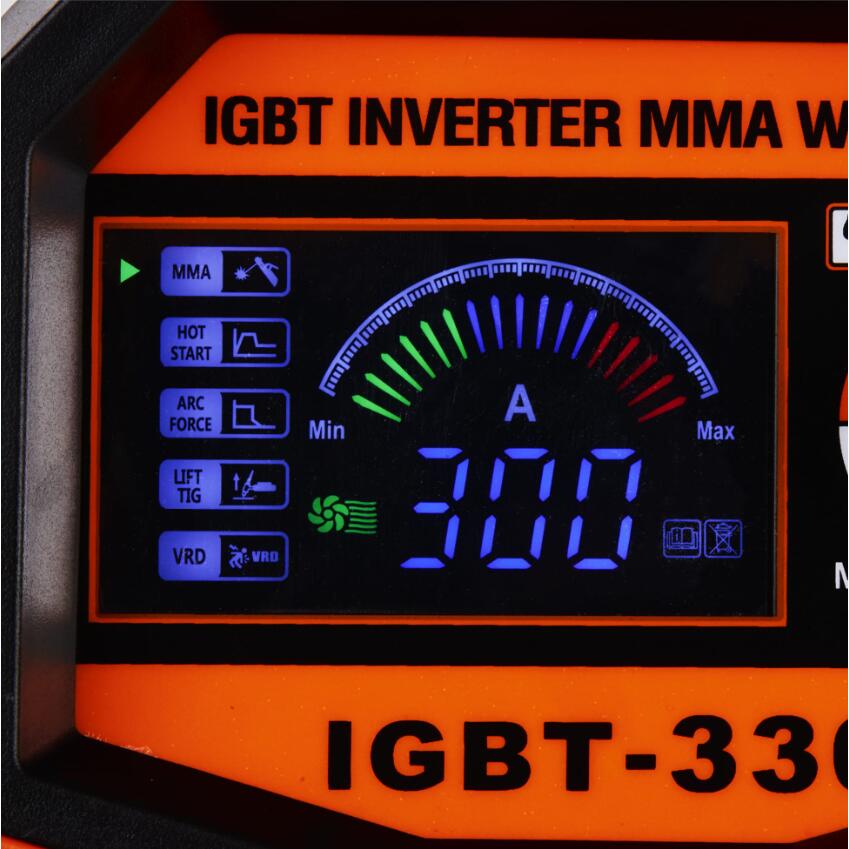 Saldatrice Inverter 300A con Schermo LCD MMA / TIG IGBT