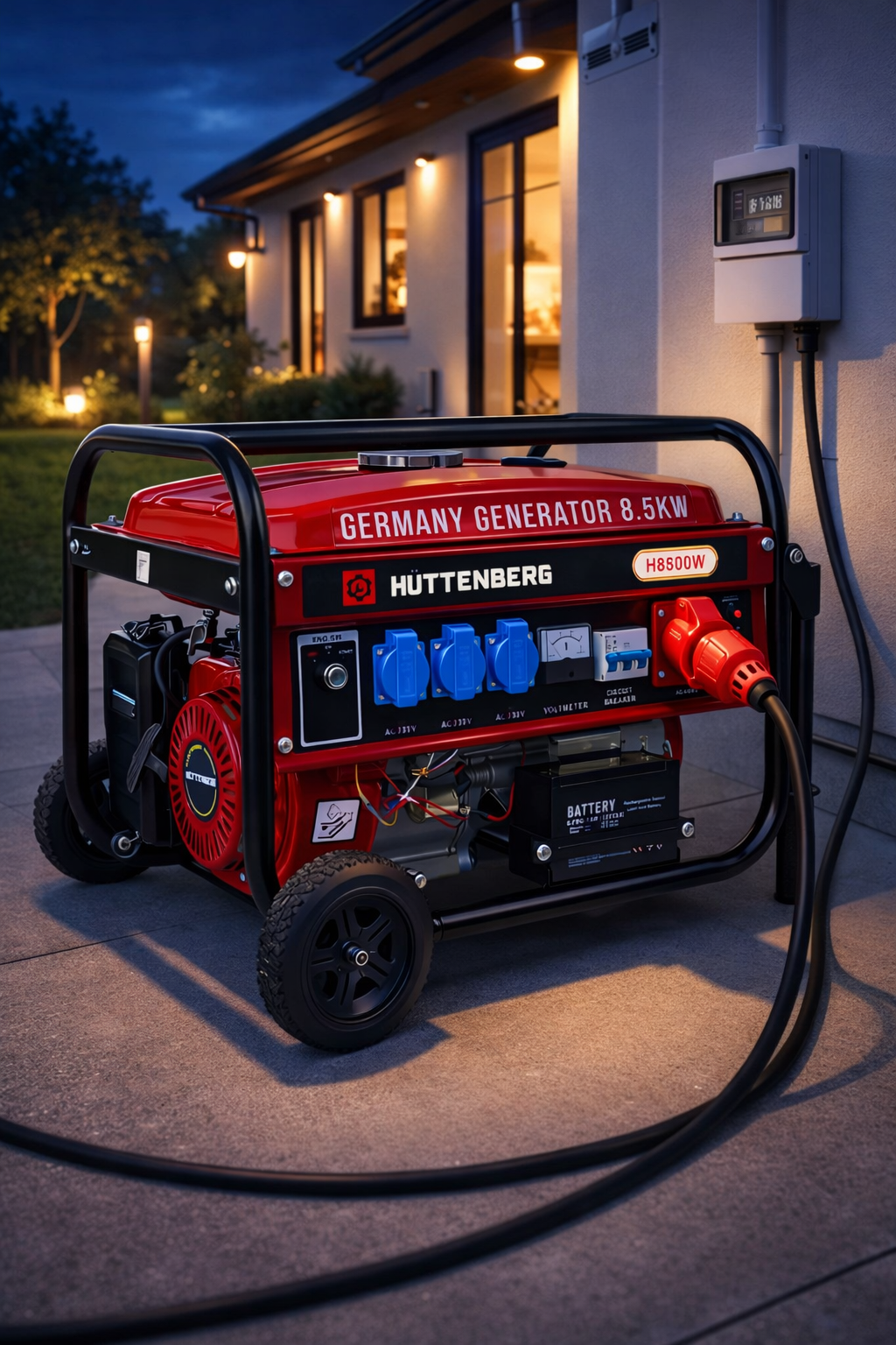 Generatore di Corrente a Benzina 3,0 kW Inverter Silenzioso Professionale