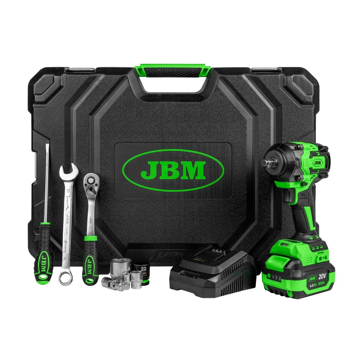 VALIGETTA CON ATTREZZI E AVVITATORE AD IMPULSI BRUSHLESS A BATTERIA 800 NM