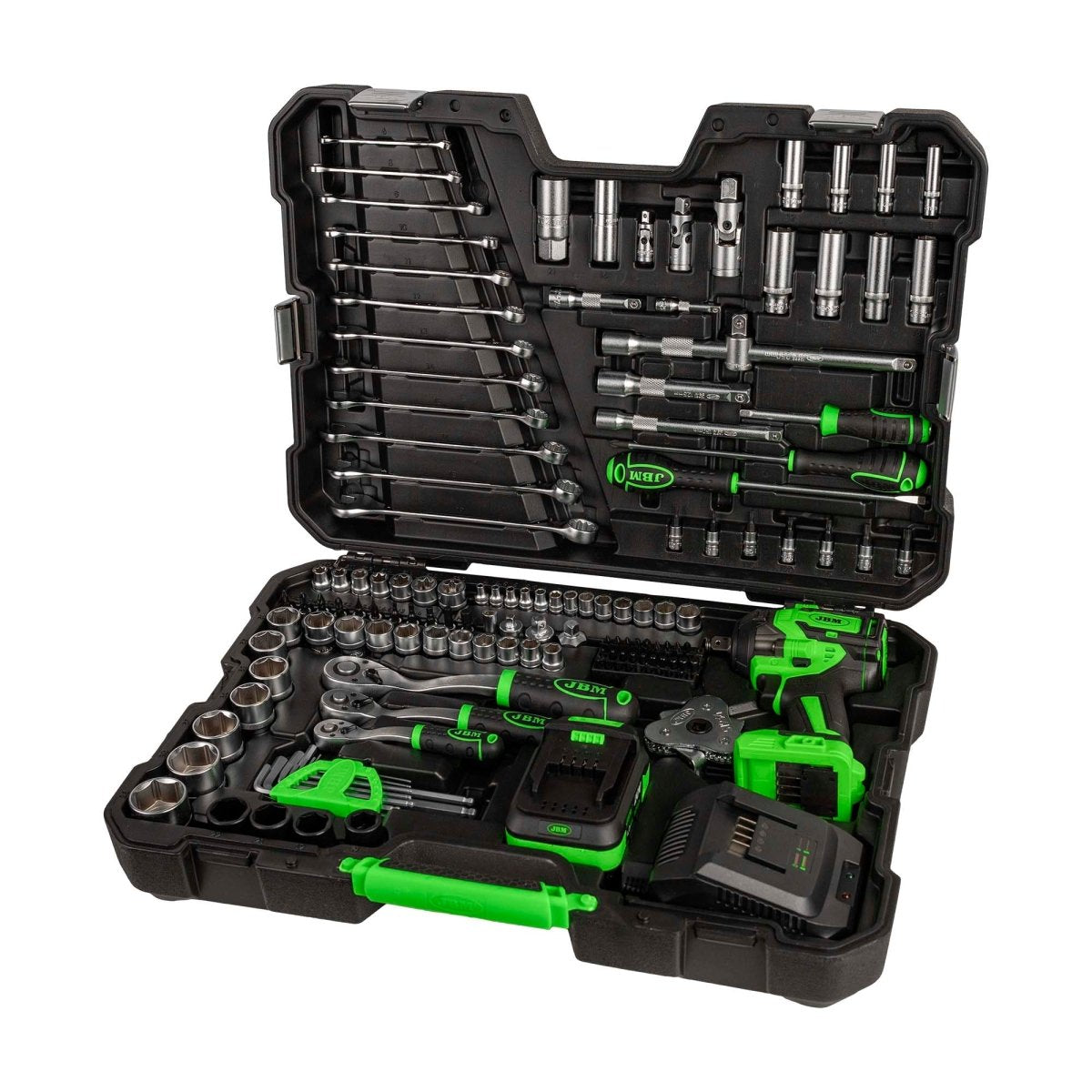 VALIGETTA CON ATTREZZI E AVVITATORE AD IMPULSI BRUSHLESS A BATTERIA 800 NM