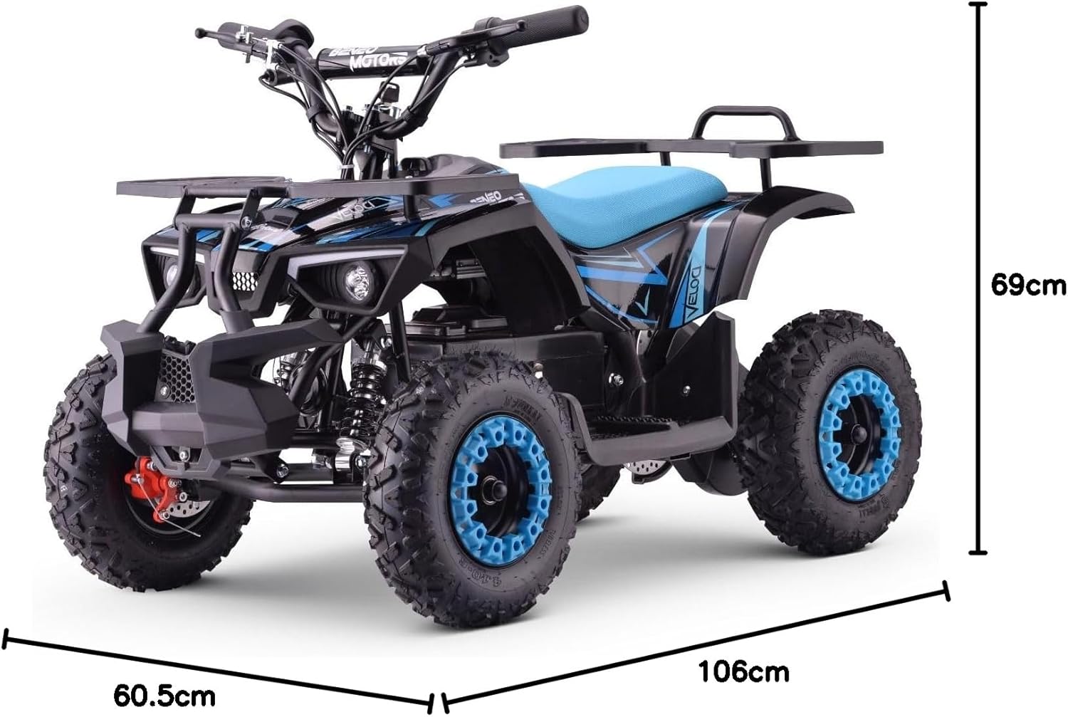 mini quad 1000 W per bambini da 4 anni a 13 anni 45 km
