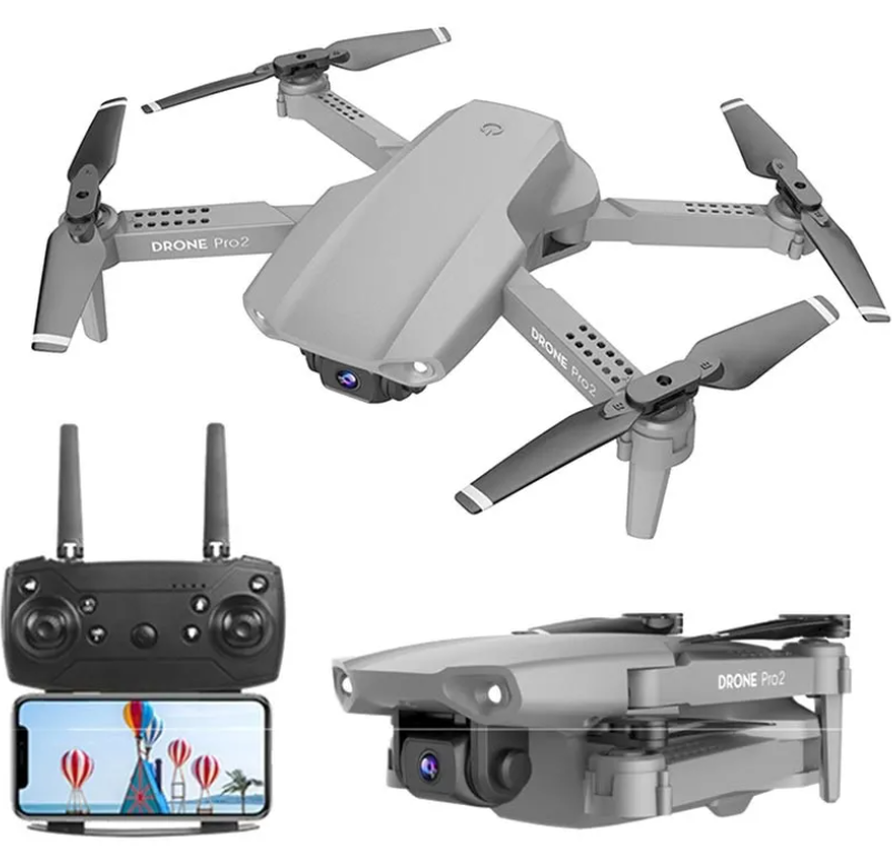 DRONE PIEGHEVOLE PRO 2 CON DOPPIA FOTOCAMERA HD