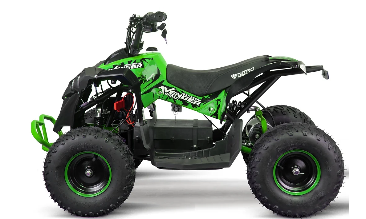 mini quad 800w per bambini da 4 anni a 13 anni  45 km