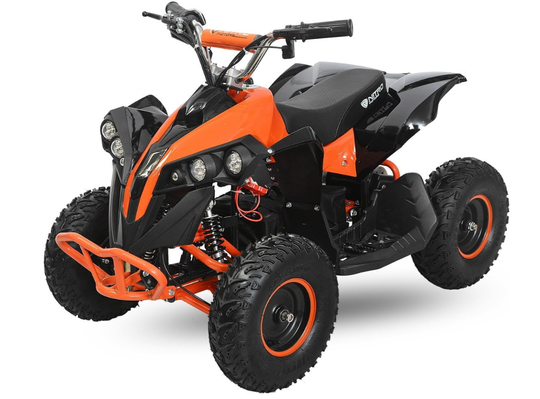 mini quad 800w per bambini da 4 anni a 13 anni  45 km