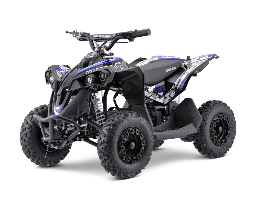 Mini quad elettrico 1000 W e 48 V, Atv (veicolo per tutti i terreni), per bambini.