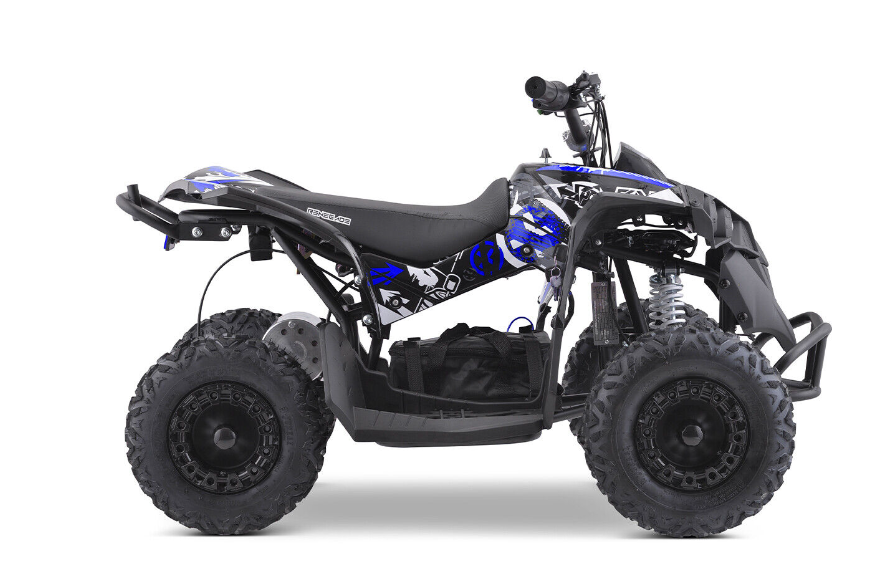 Mini quad elettrico 1000 W e 48 V, Atv (veicolo per tutti i terreni), per bambini.