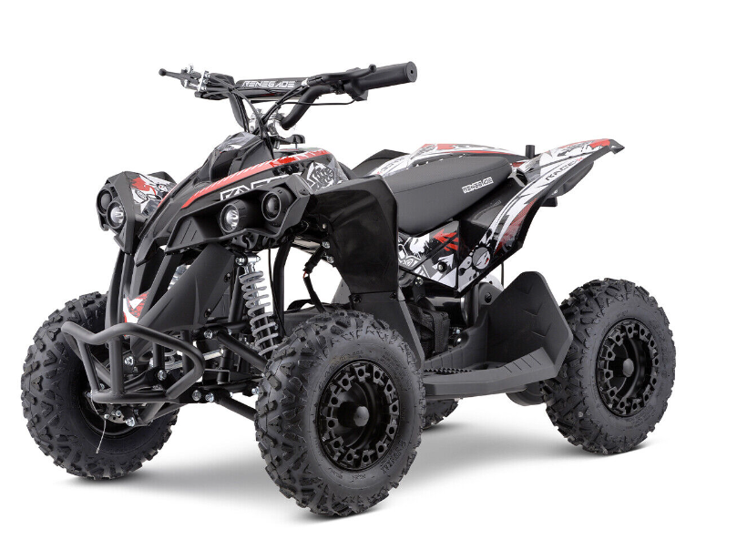 Mini quad elettrico 1000 W e 48 V, Atv (veicolo per tutti i terreni), per bambini.