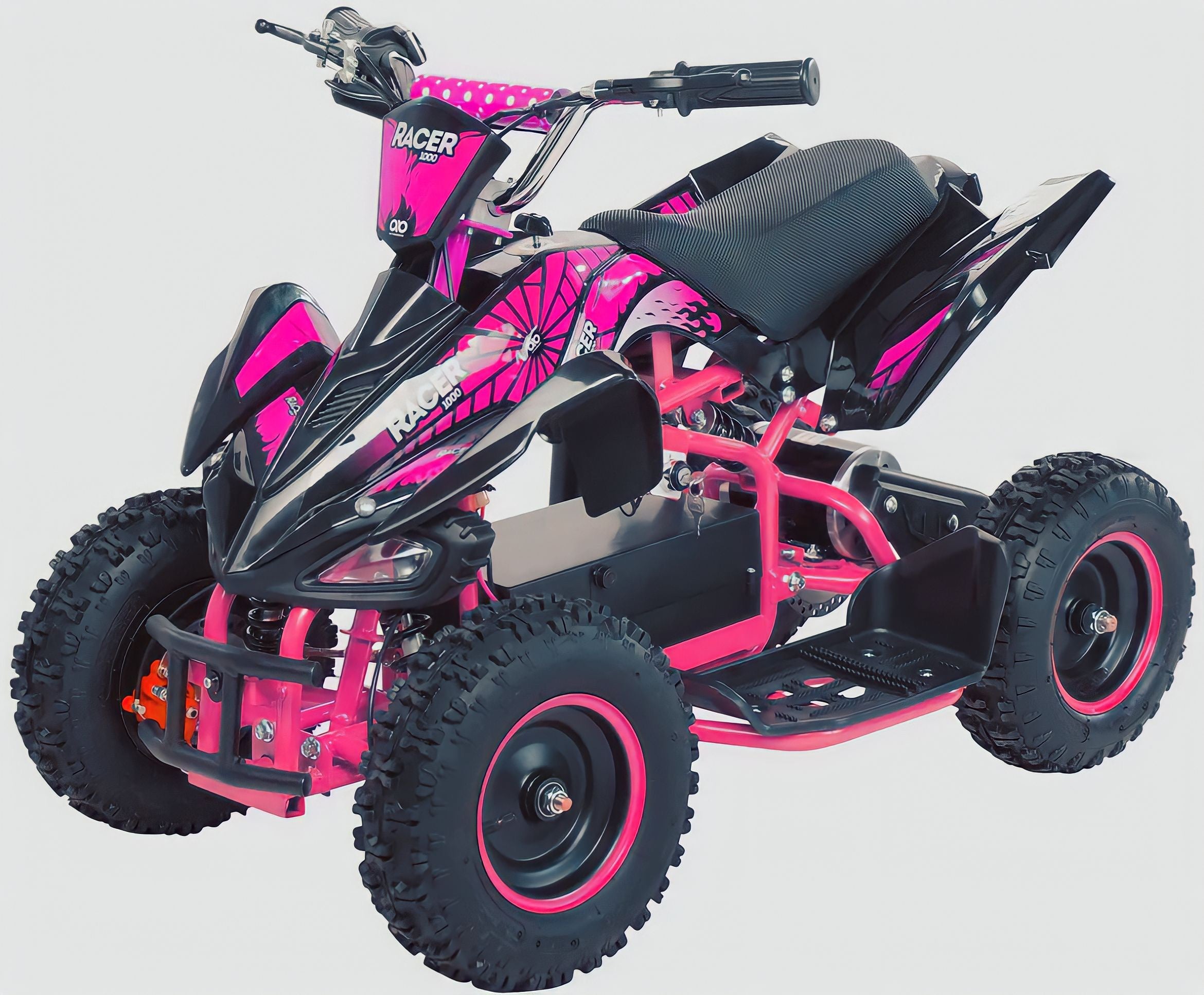 MINIQUAD ELETTRICO 800 W RACING CON LUCI RETRO RUOTA 6