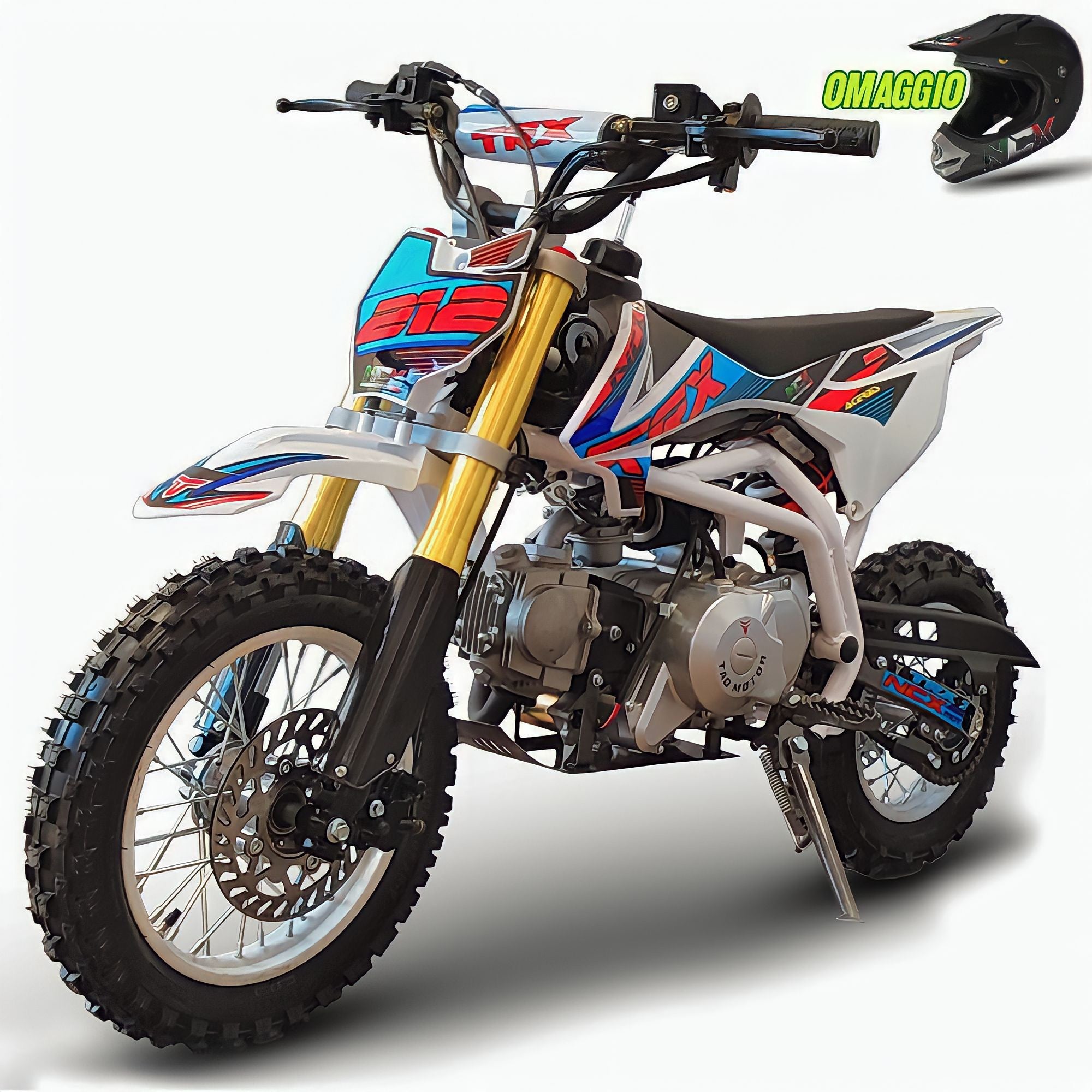 Moto cross-Pit bike 110cc TXR automatica ruota 12" 10" pollici