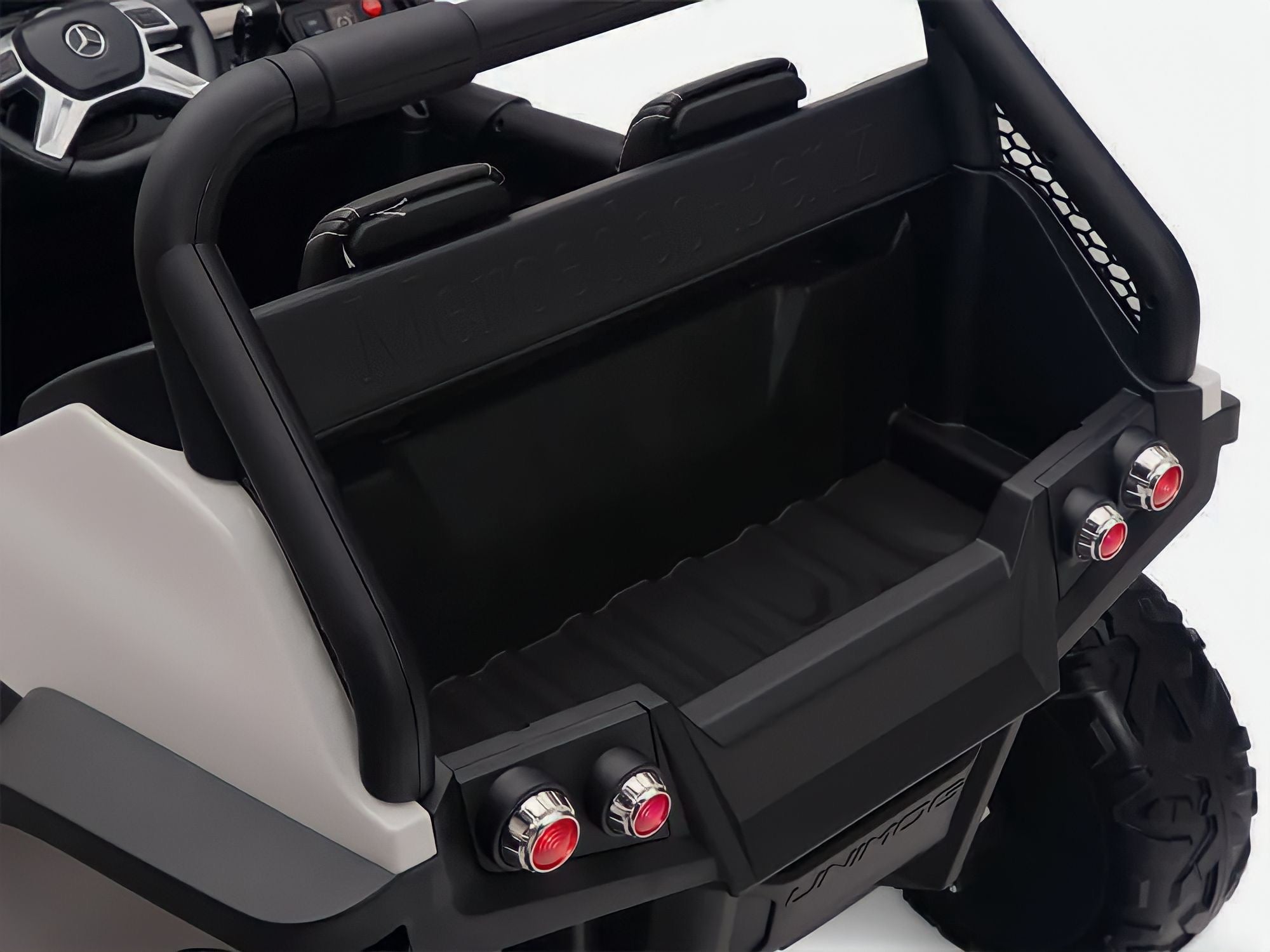 macchina elettrica 2 posti 24V per bambini mercedes UNIMOG