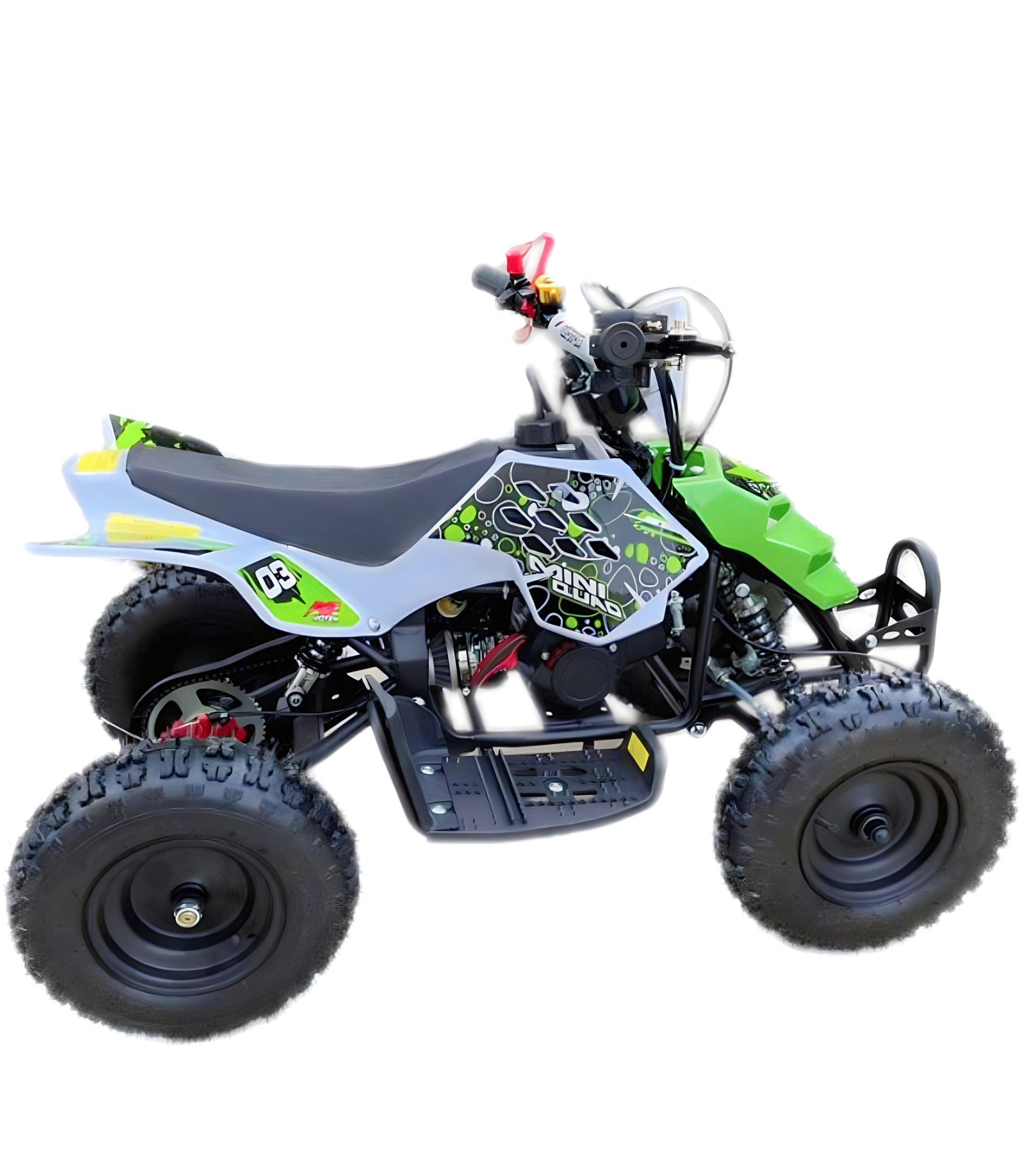 Mini Quad 50cc R5A Ruota 4" pollici - misure di sicurezza