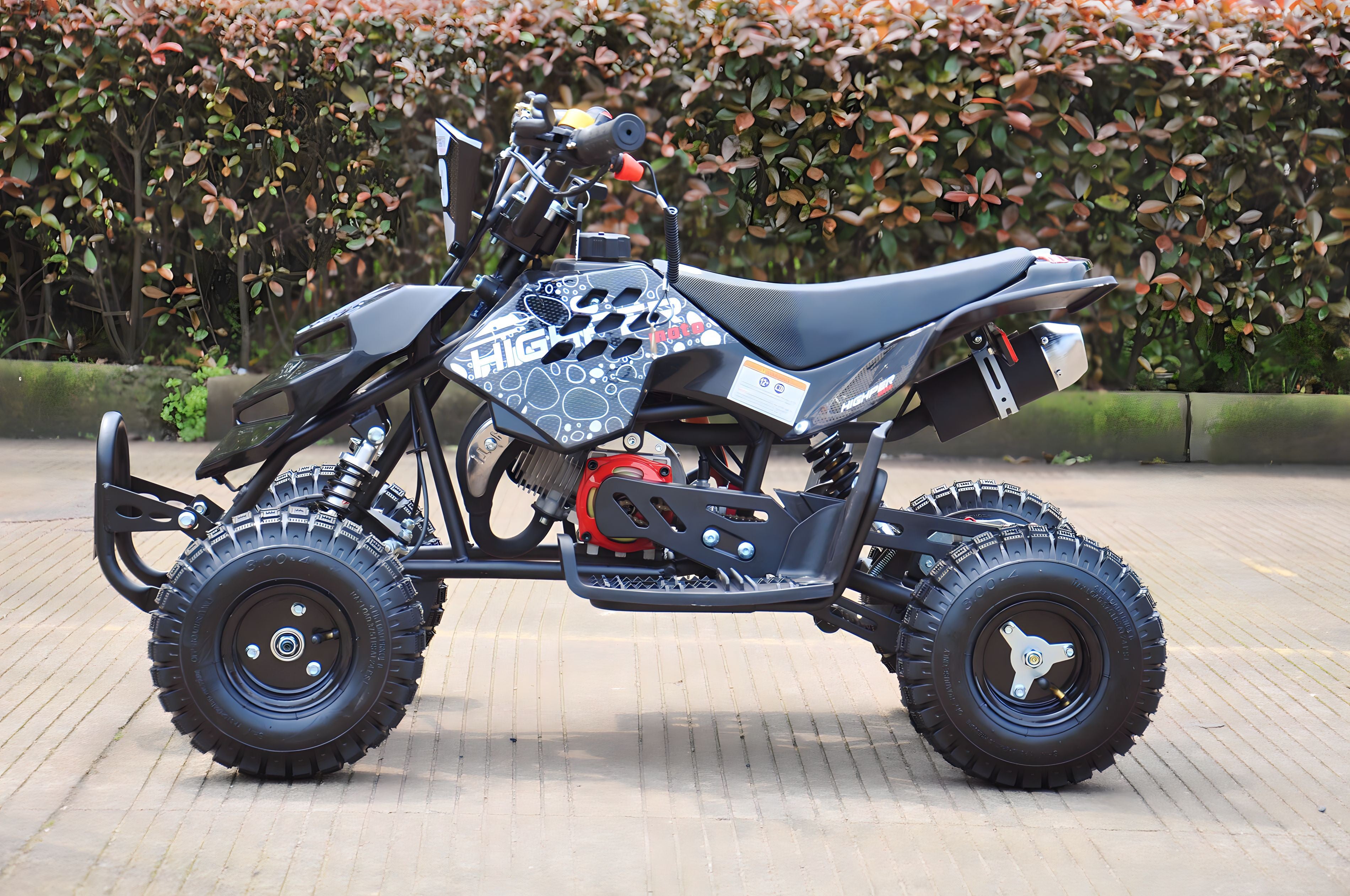 Mini Quad 50cc R5A Ruota 4" pollici - misure di sicurezza