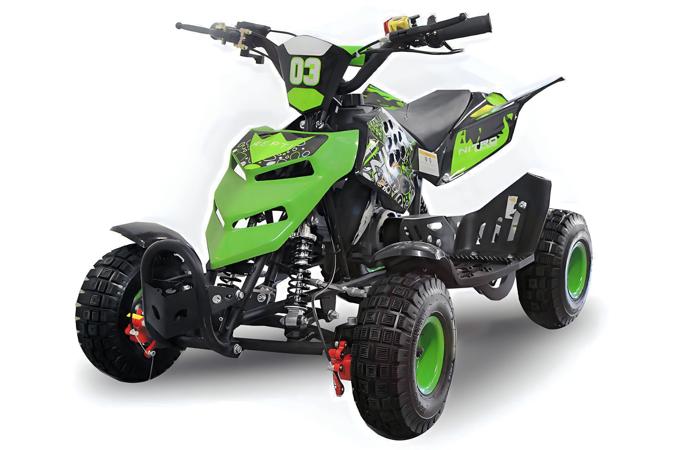 Mini Quad 50cc R5A Ruota 4" pollici - misure di sicurezza