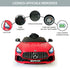 Macchina Elettrica per Bambini 12V con Licenza Mercedes GTR Small AMG