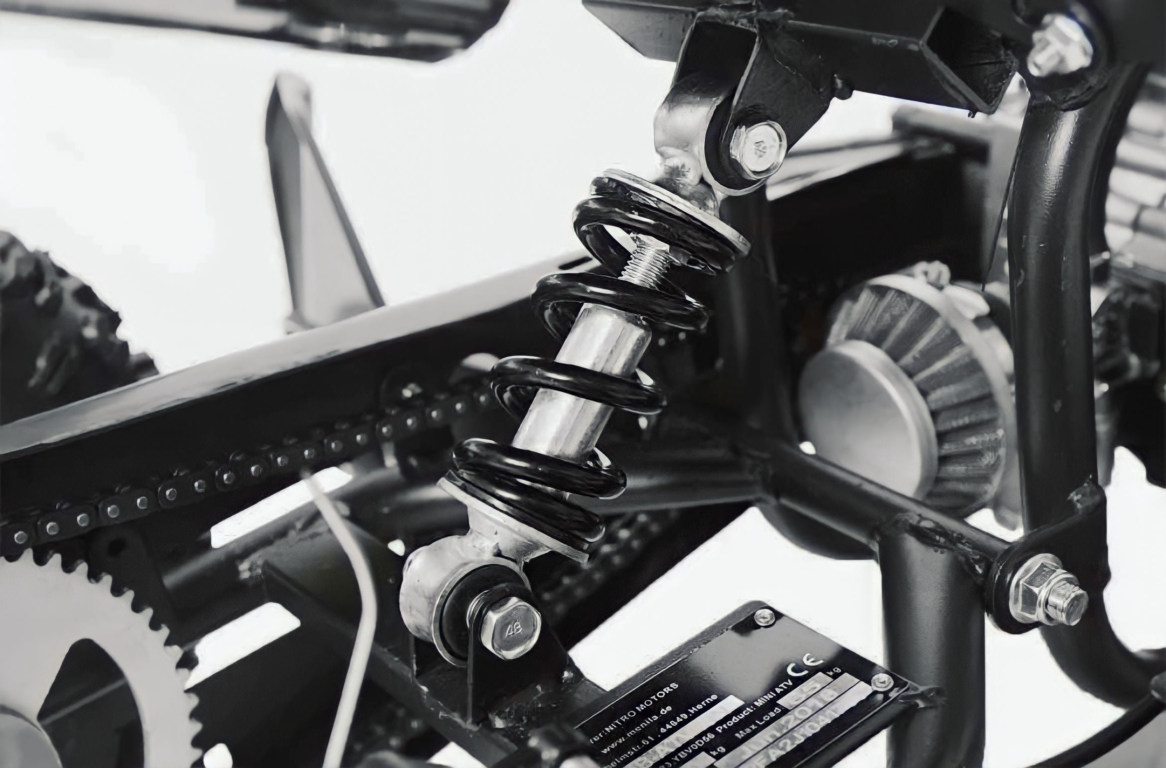 Mini quad 50cc 2T miscela al 2%  Regolatore di velocità