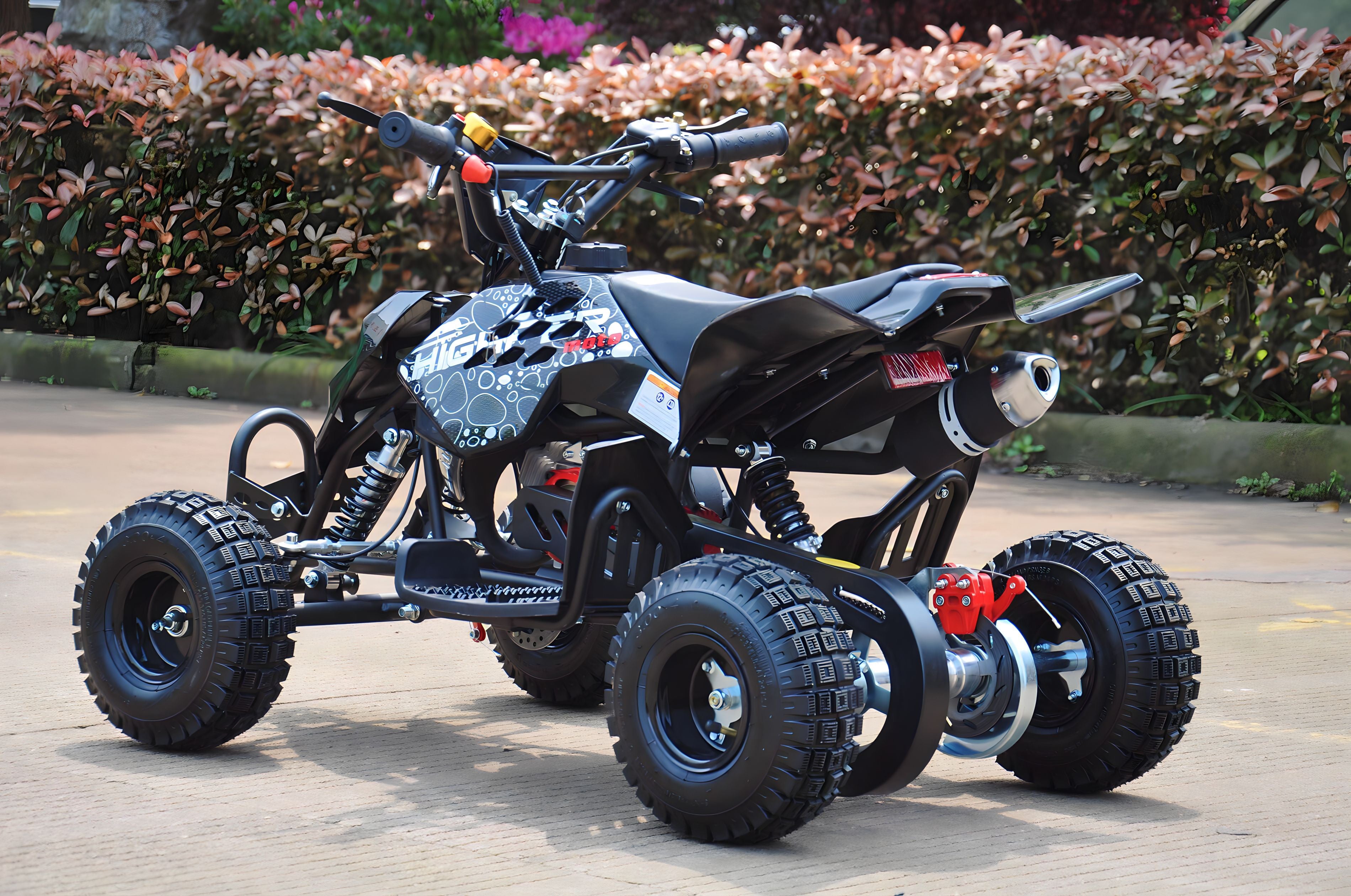 Mini Quad 50cc R5A Ruota 4" pollici - misure di sicurezza