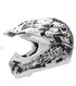 Casco Cross - SC05 - TNT - Caschi DEAD HEAD NERO / BIANCO LUCIDO