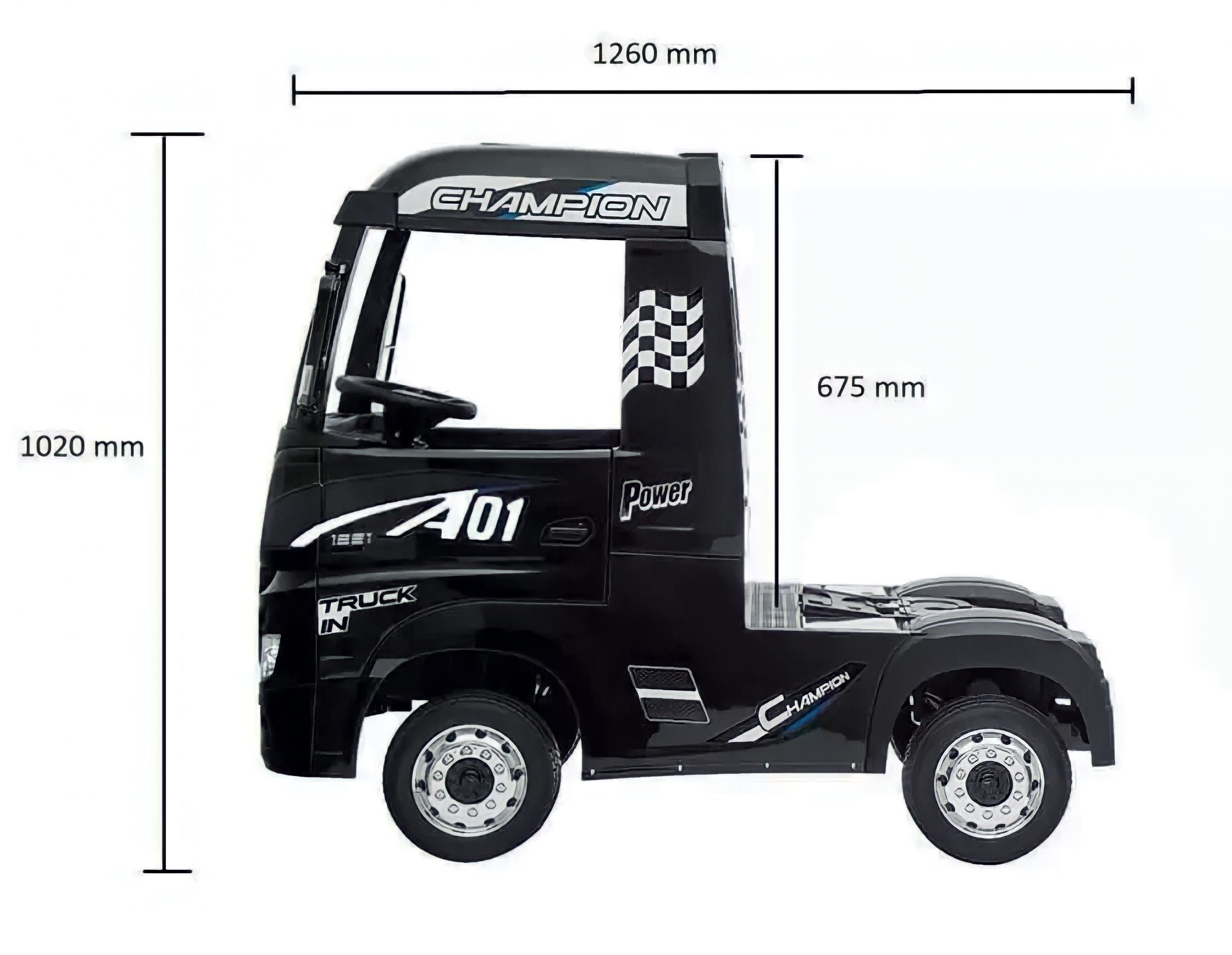 Mercedes Benz Actros Camion Elettrico per Bambini 12v