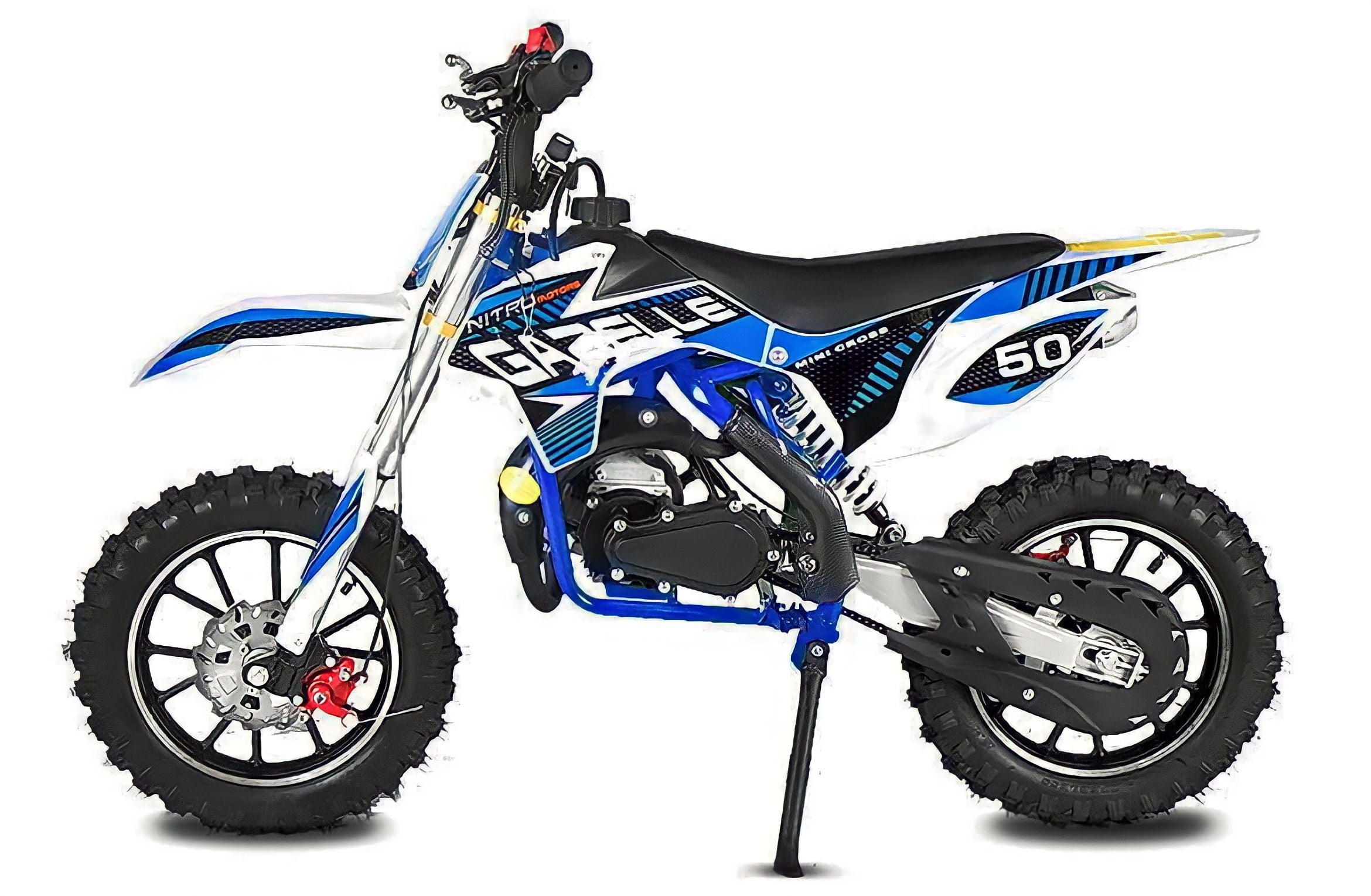 Mini Cross Gazelle Tuning 50cc 2 tempi Cerchi da 10" 40Km/h