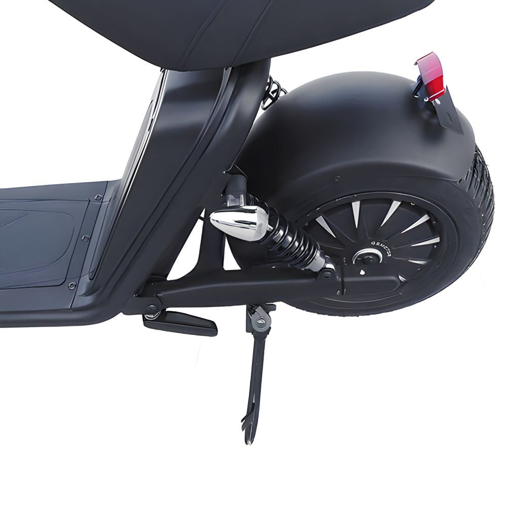 Scooter elettrico 12 pollici 2000 W 28 Ah Batteria Velocità massima 45 km / h Freno a disco idraulico Luce LED