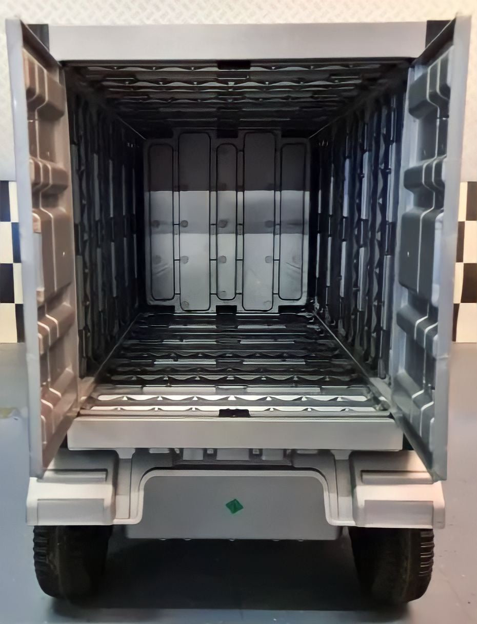 Camion container elettrico bambini 12v telecomando 4 potenti motori