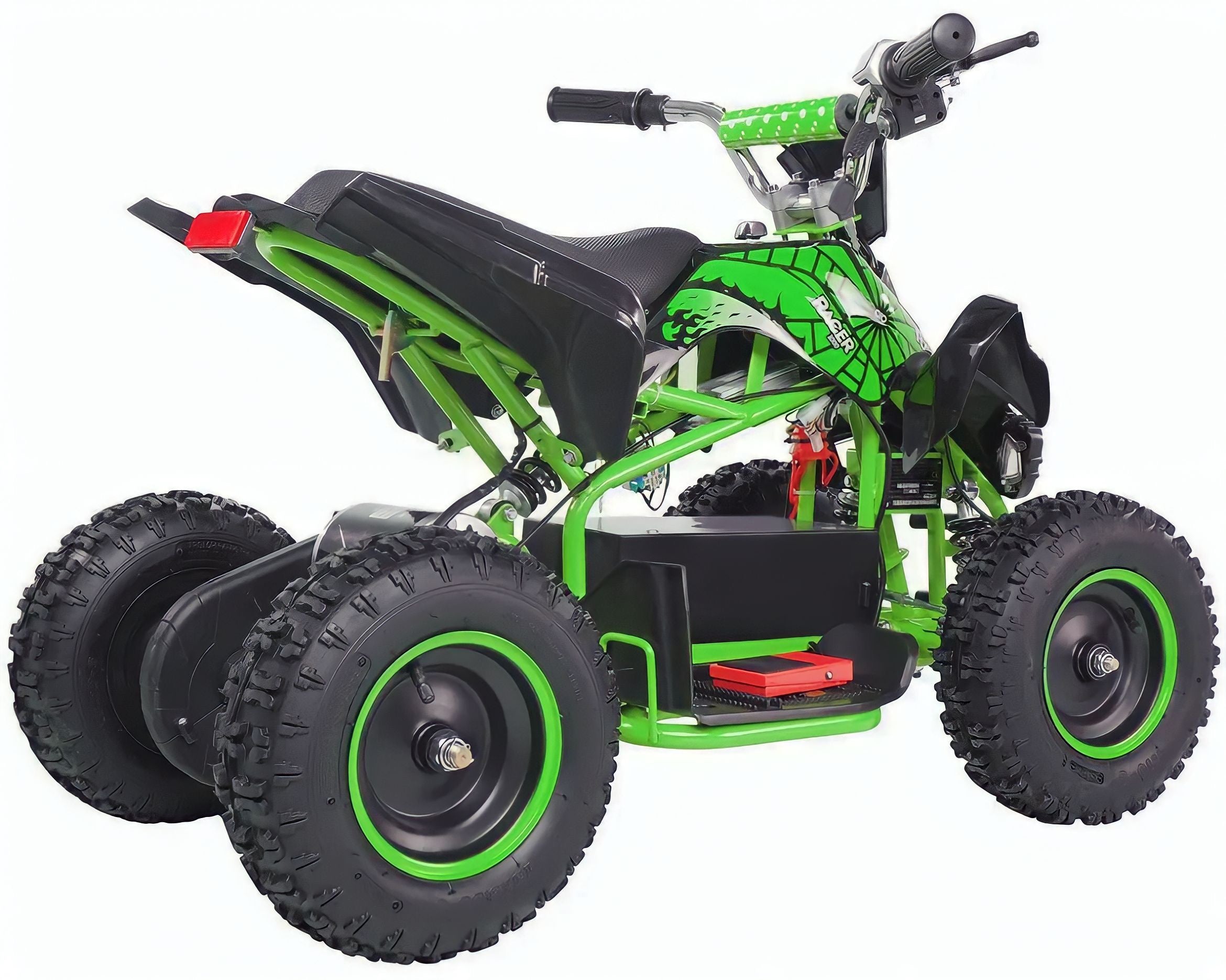 MINIQUAD ELETTRICO 800 W RACING CON LUCI RETRO RUOTA 6