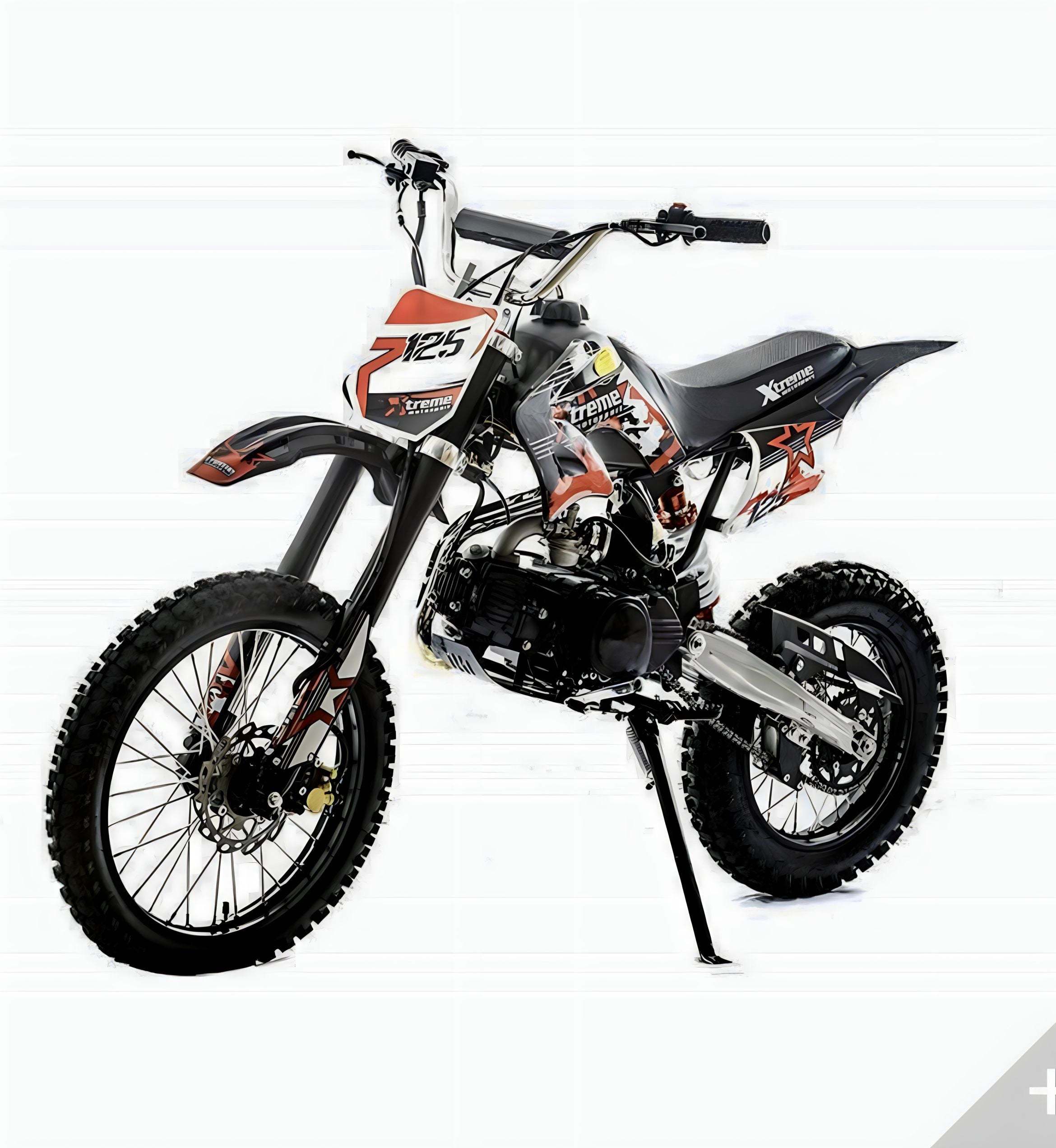 PIT-BIKE 125 CC 4 TEMPI 14/17 XTREME ROSSA NERA