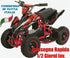 MINIQUAD ELETTRICO 800 W RACING CON LUCI RETRO RUOTA 6