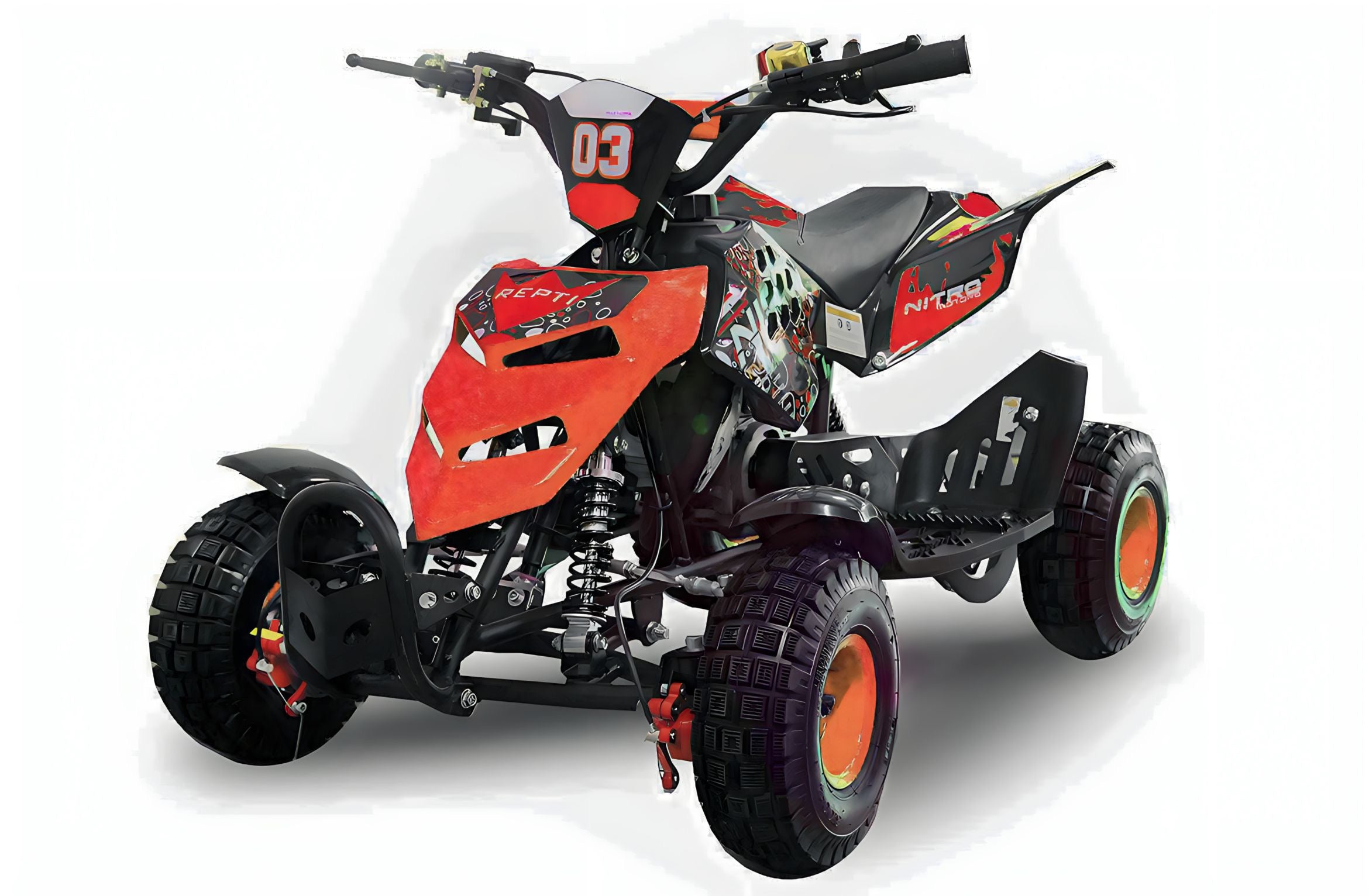 Mini Quad 50cc R5A Ruota 4" pollici - misure di sicurezza