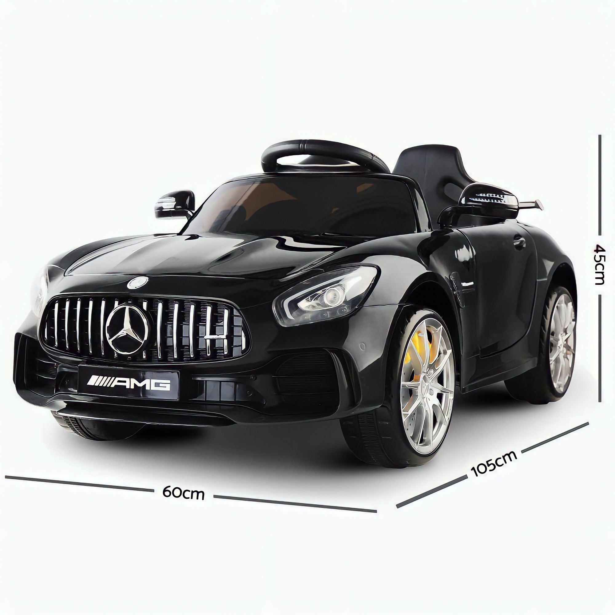 Macchina Elettrica per Bambini 12V con Licenza Mercedes GTR Small AMG