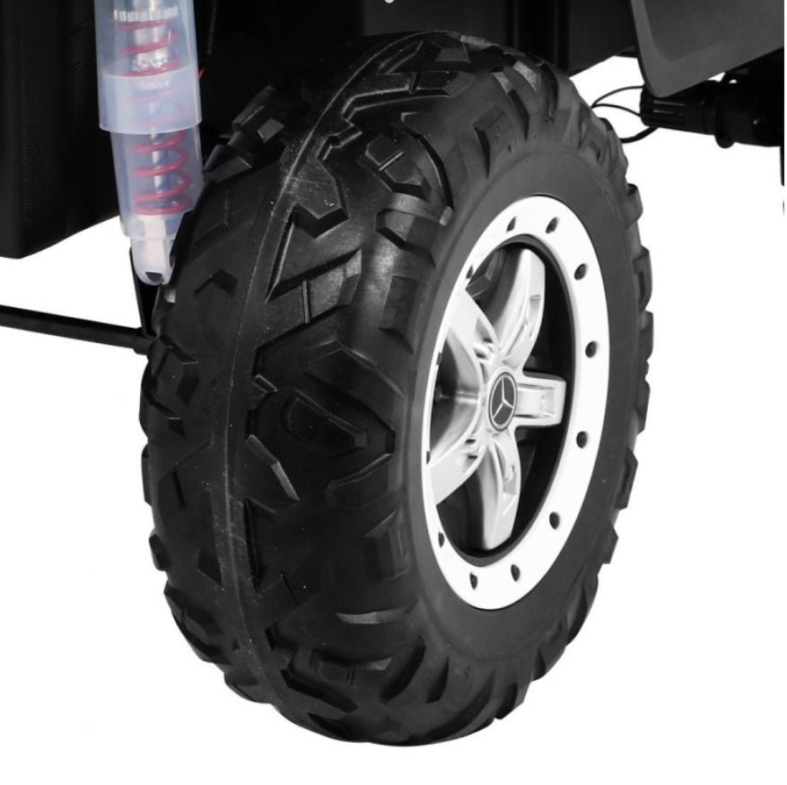 macchina elettrica 2 posti 24V per bambini mercedes UNIMOG