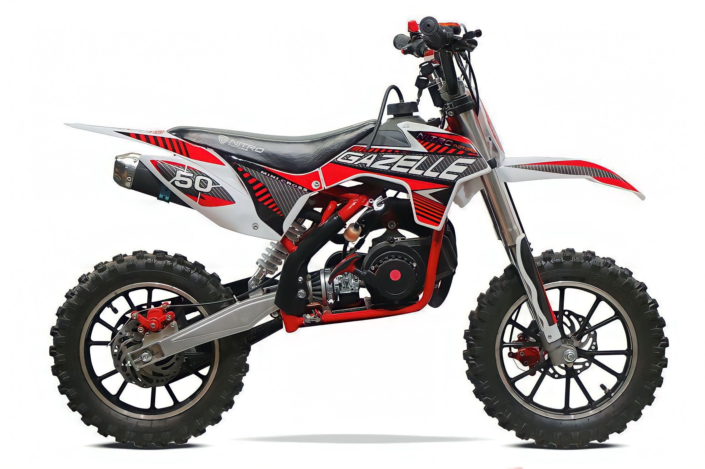 Mini Cross Gazelle Tuning 50cc 2 tempi Cerchi da 10" 40Km/h