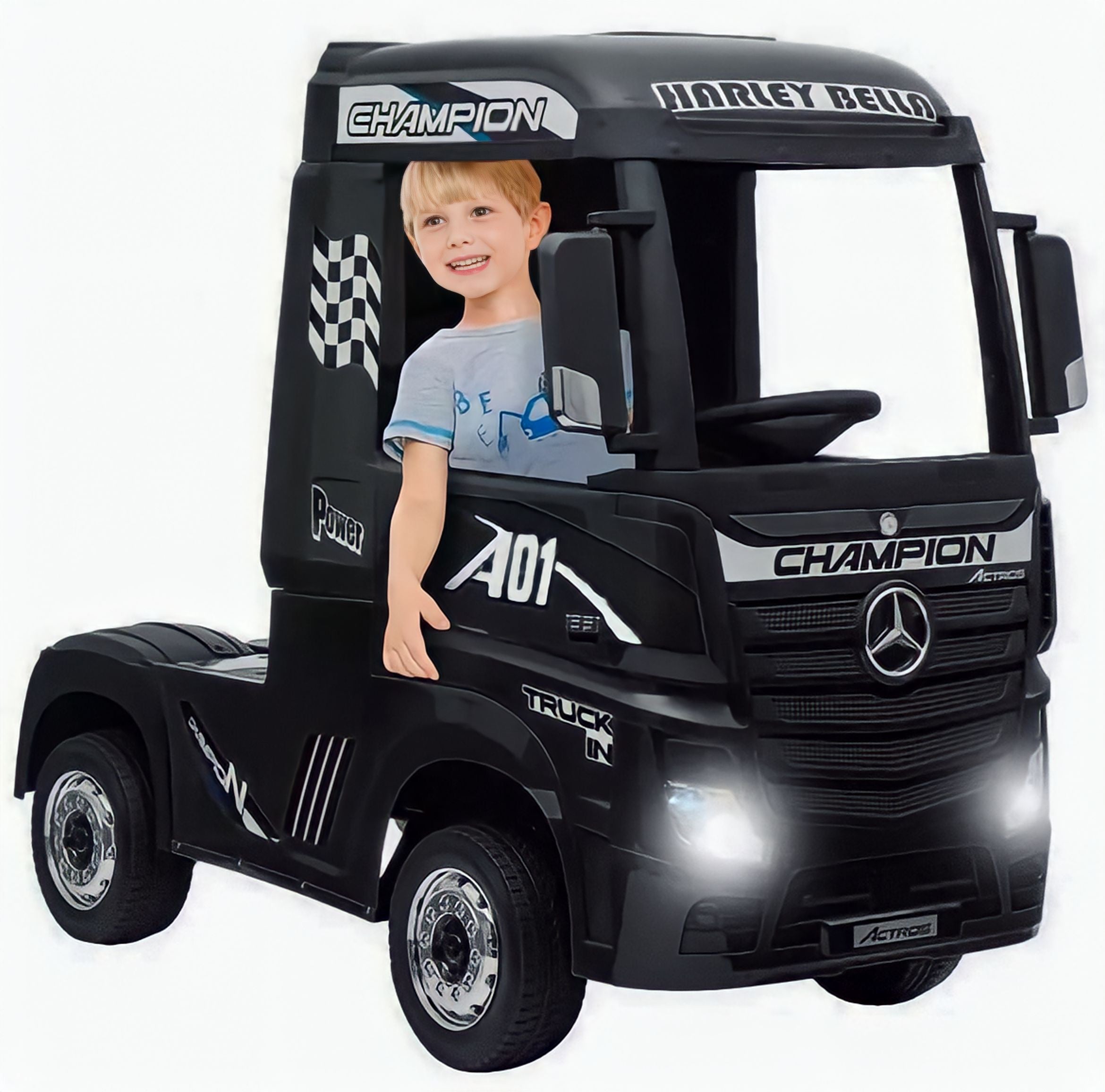 Mercedes Benz Actros Camion Elettrico per Bambini 12v