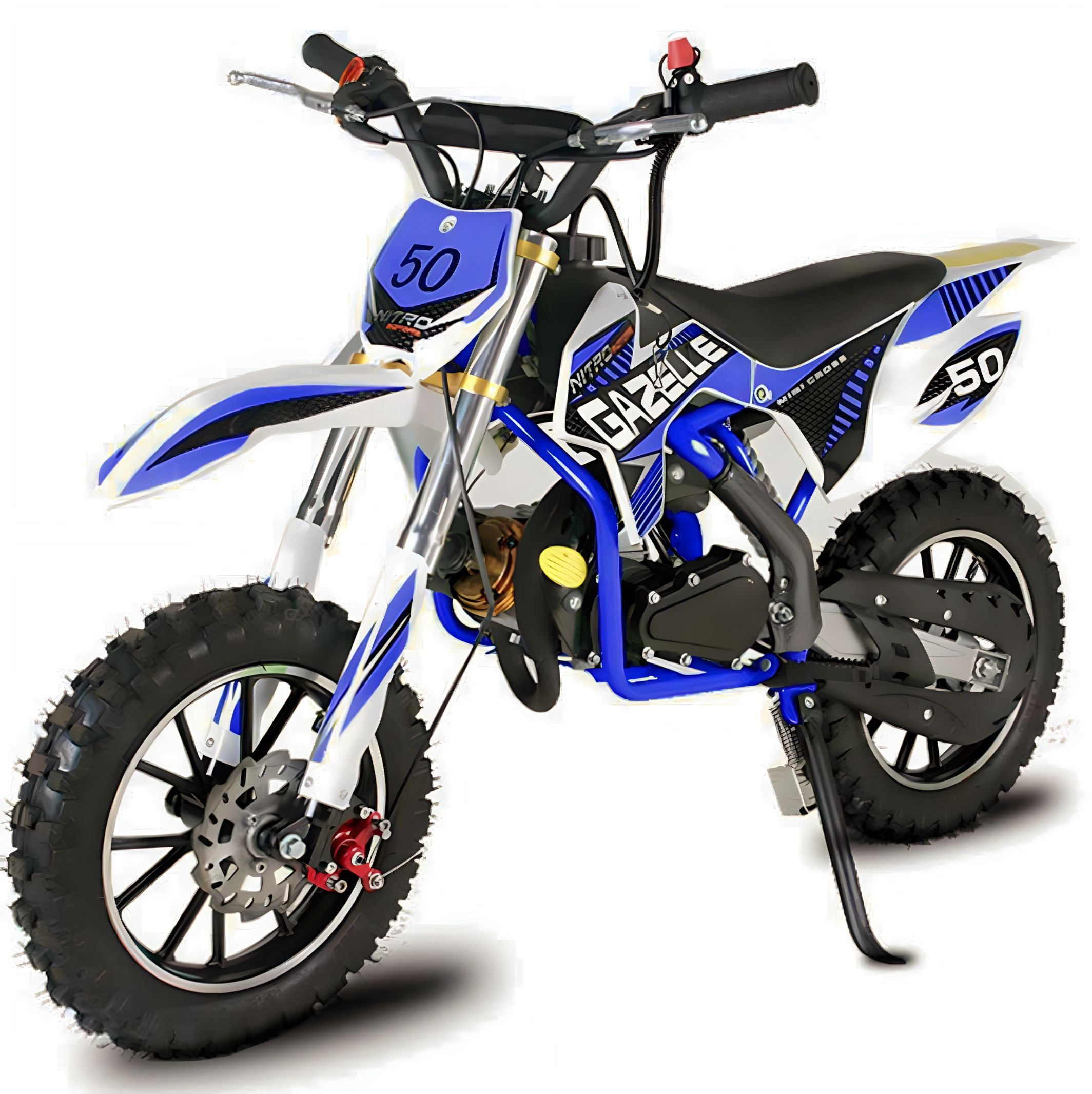 Mini Cross Gazelle Tuning 50cc 2 tempi Cerchi da 10" 40Km/h