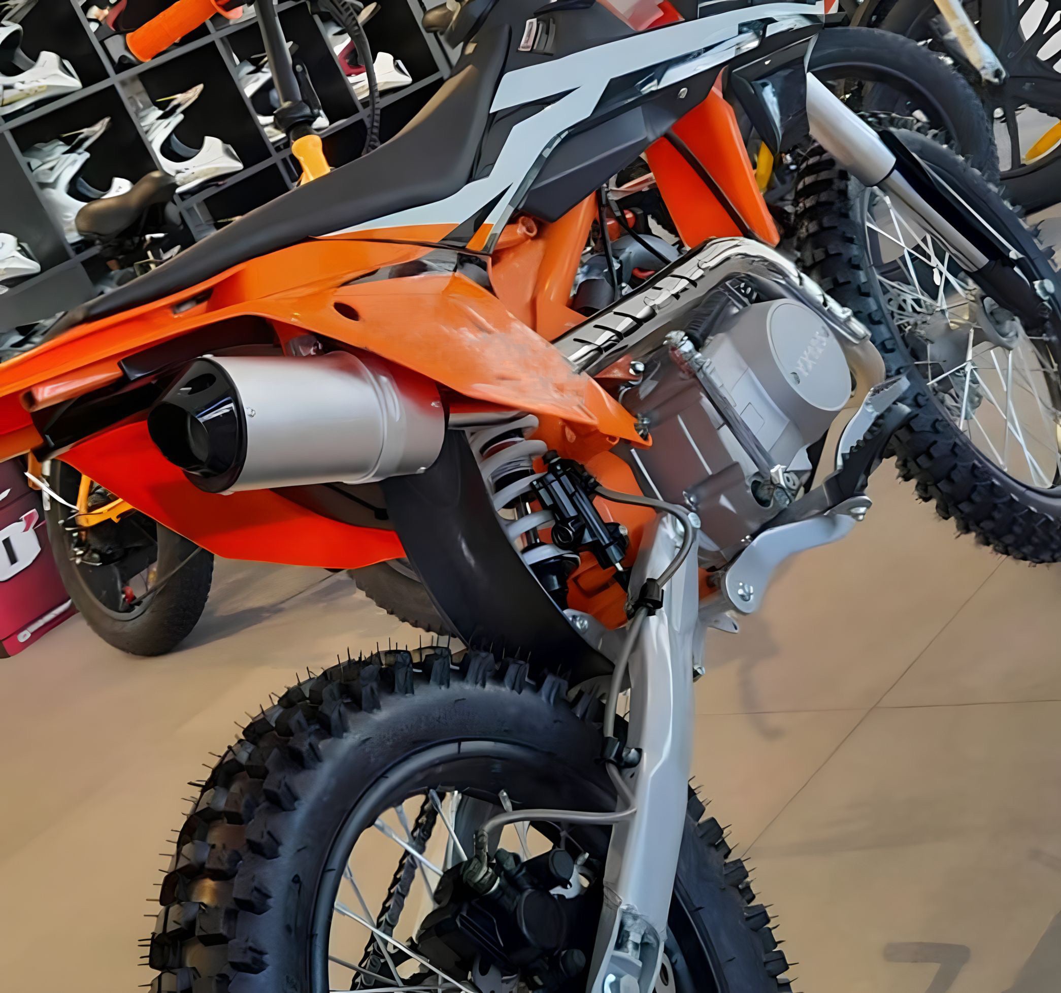 Moto da cross  140cc ruote da 17/14