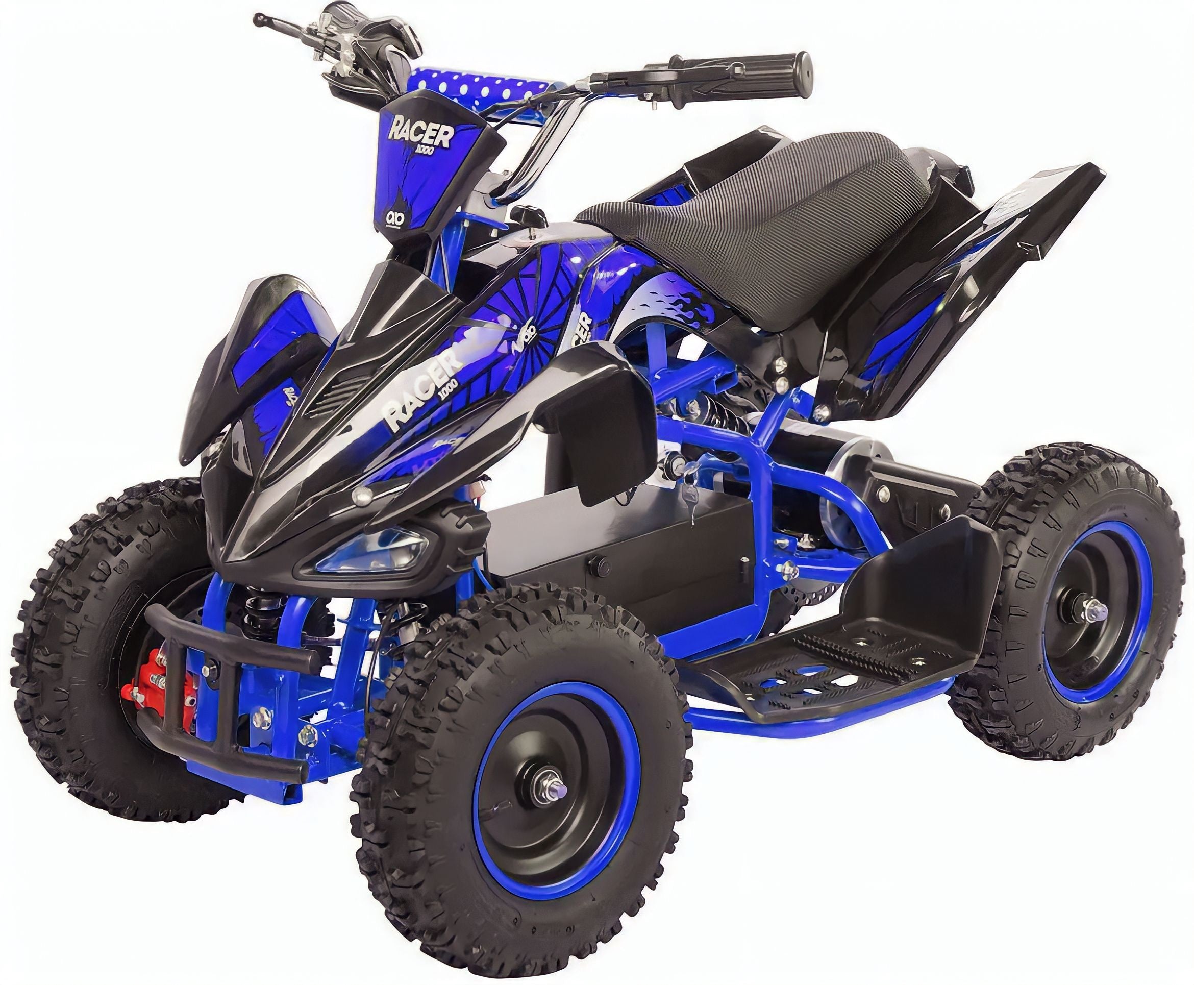 MINIQUAD ELETTRICO 800 W RACING CON LUCI RETRO RUOTA 6
