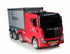 Camion container elettrico bambini 12v telecomando 4 potenti motori