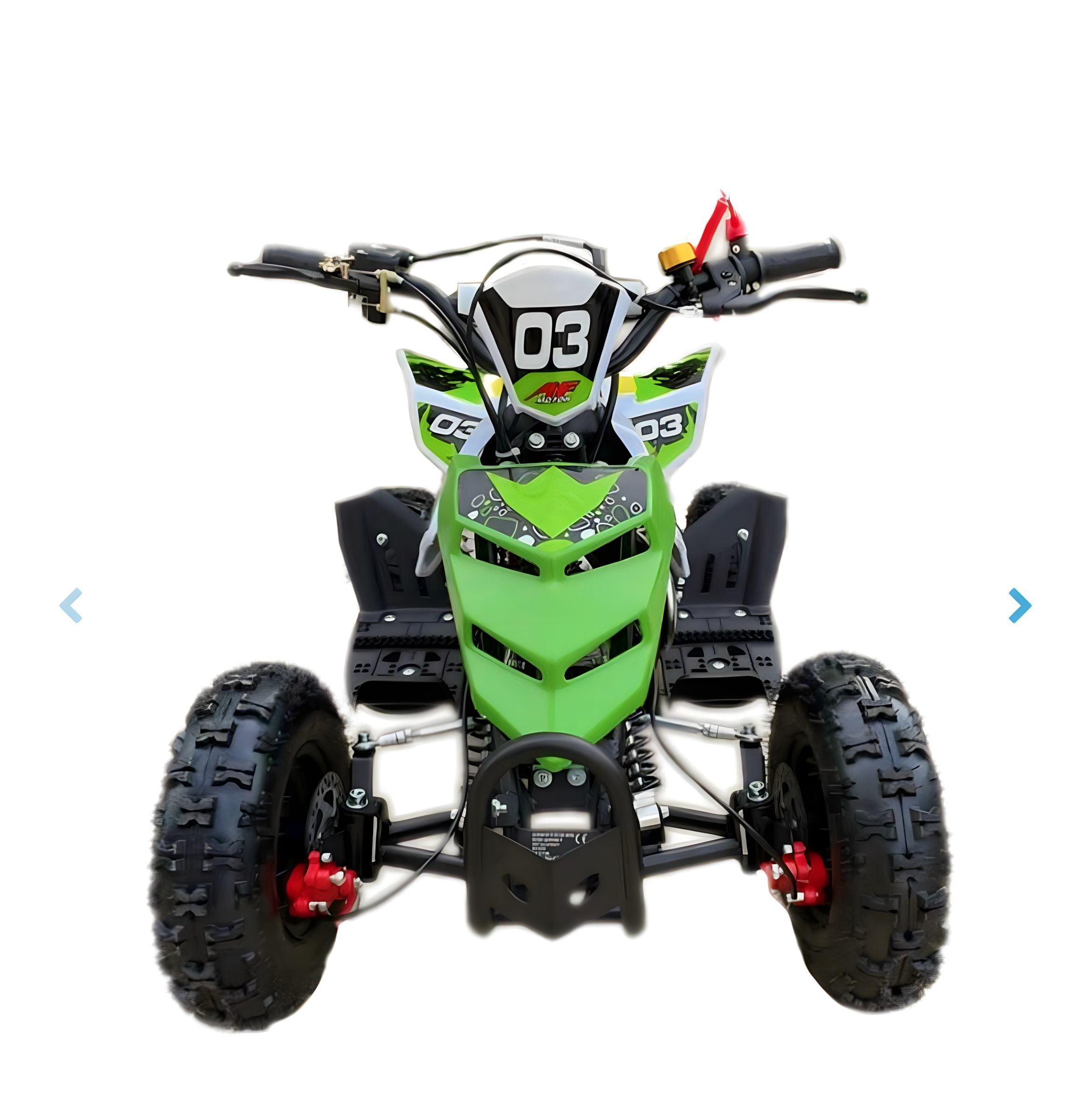 Mini Quad 50cc R5A Ruota 4" pollici - misure di sicurezza