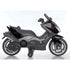 Moto Elettrica per Bambini Tmax 12V Nero Mp3 USB AUX Fari Luci LED