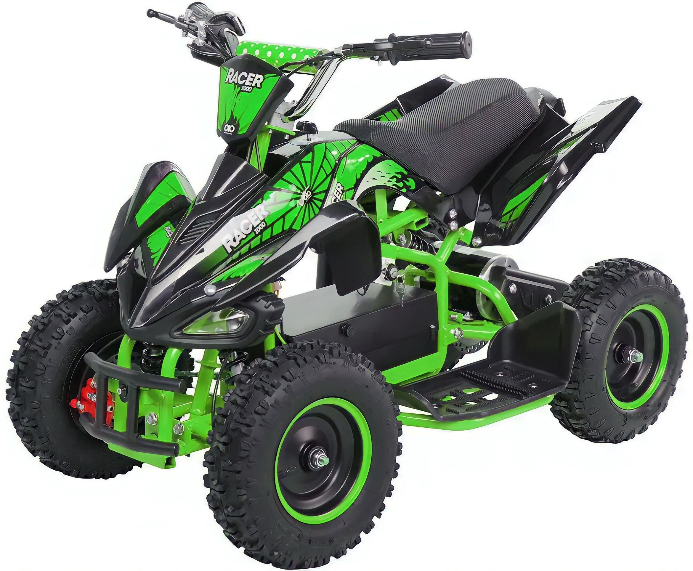 MINIQUAD ELETTRICO 800 W RACING CON LUCI RETRO RUOTA 6
