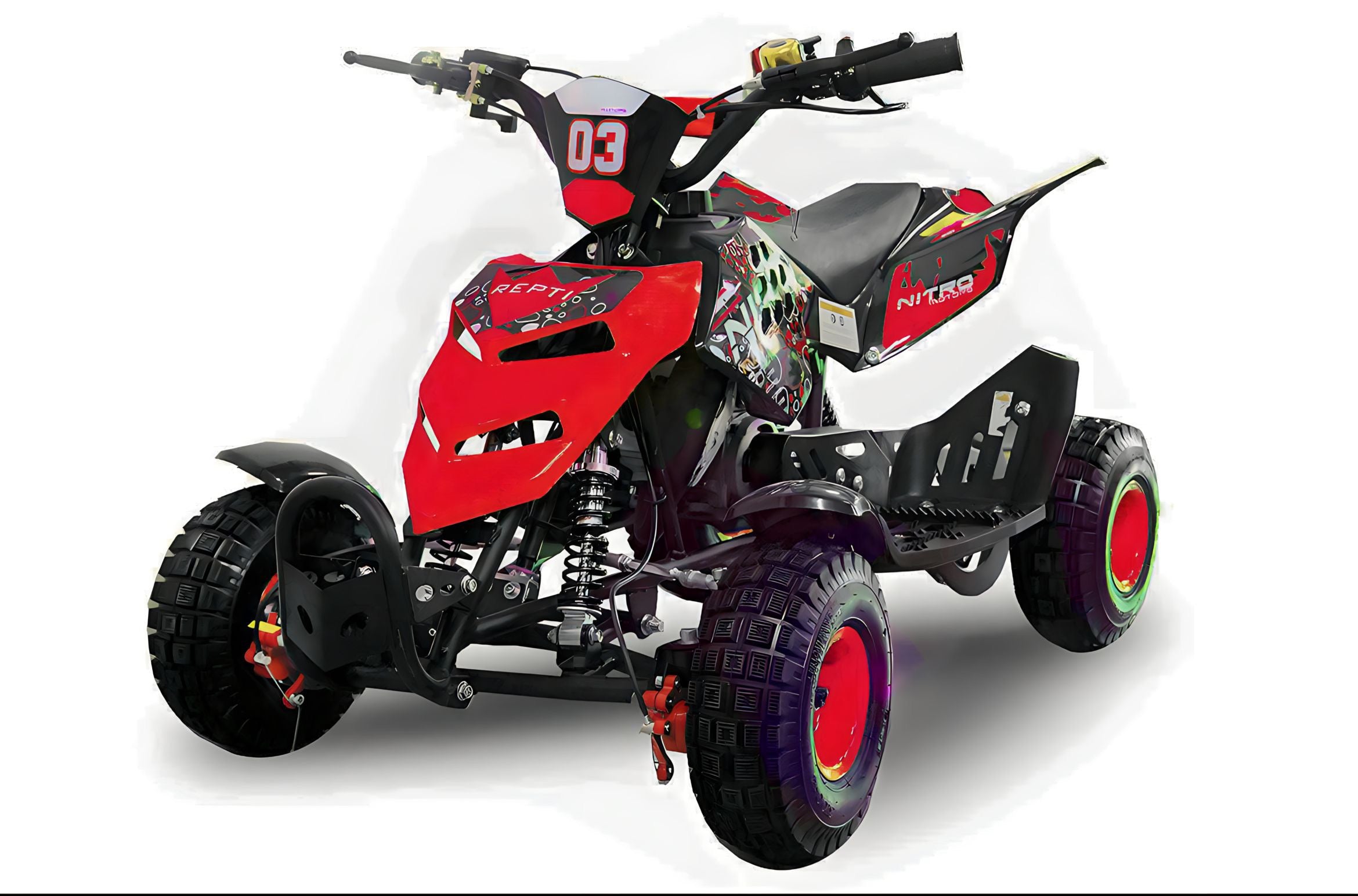 Mini Quad 50cc R5A Ruota 4" pollici - misure di sicurezza