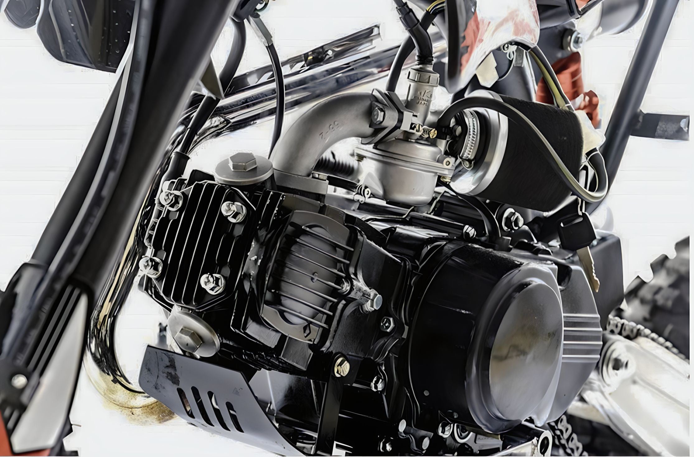 PIT-BIKE 125 CC 4 TEMPI 14/17 XTREME ROSSA NERA