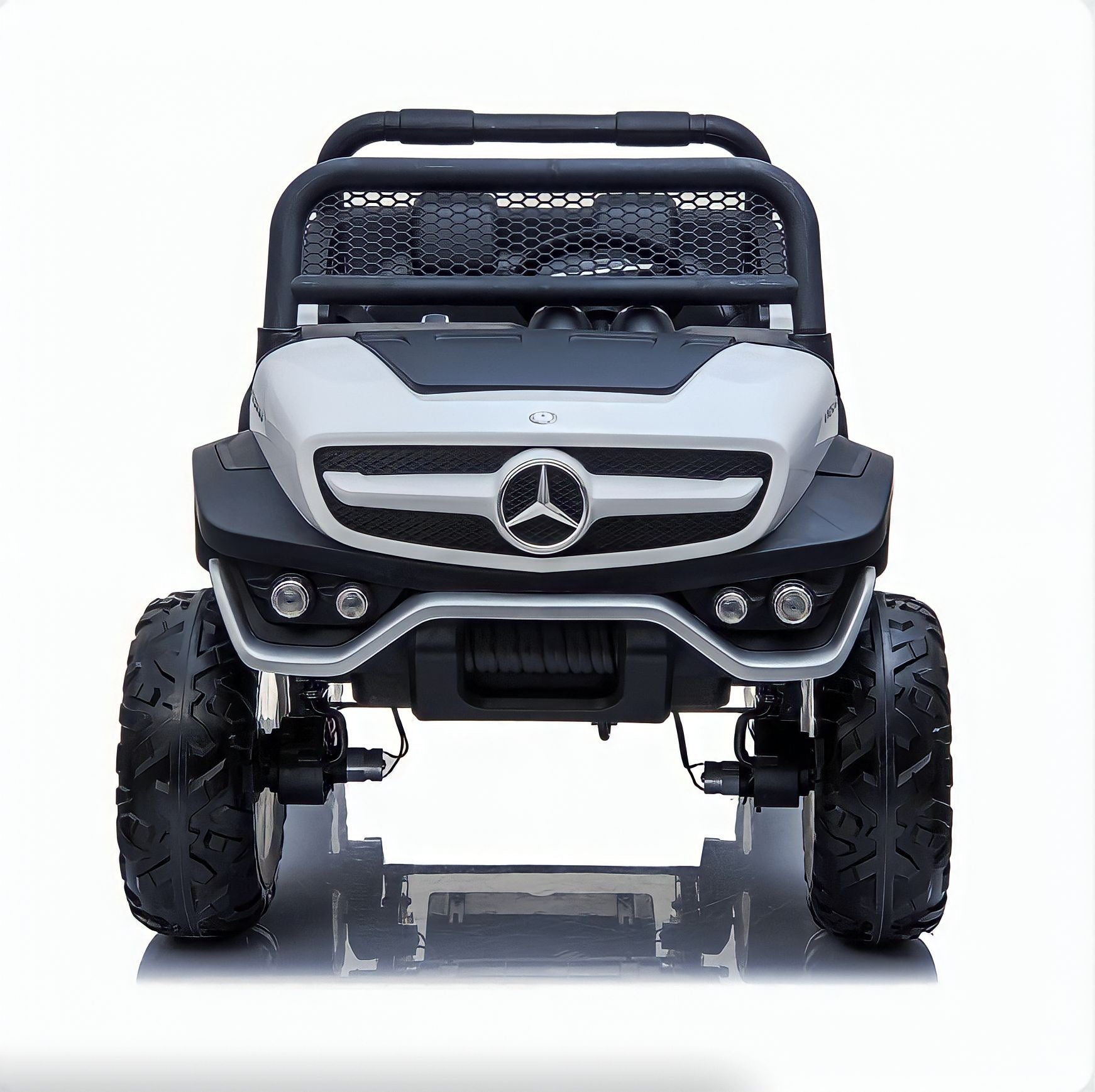 macchina elettrica 2 posti 24V per bambini mercedes UNIMOG