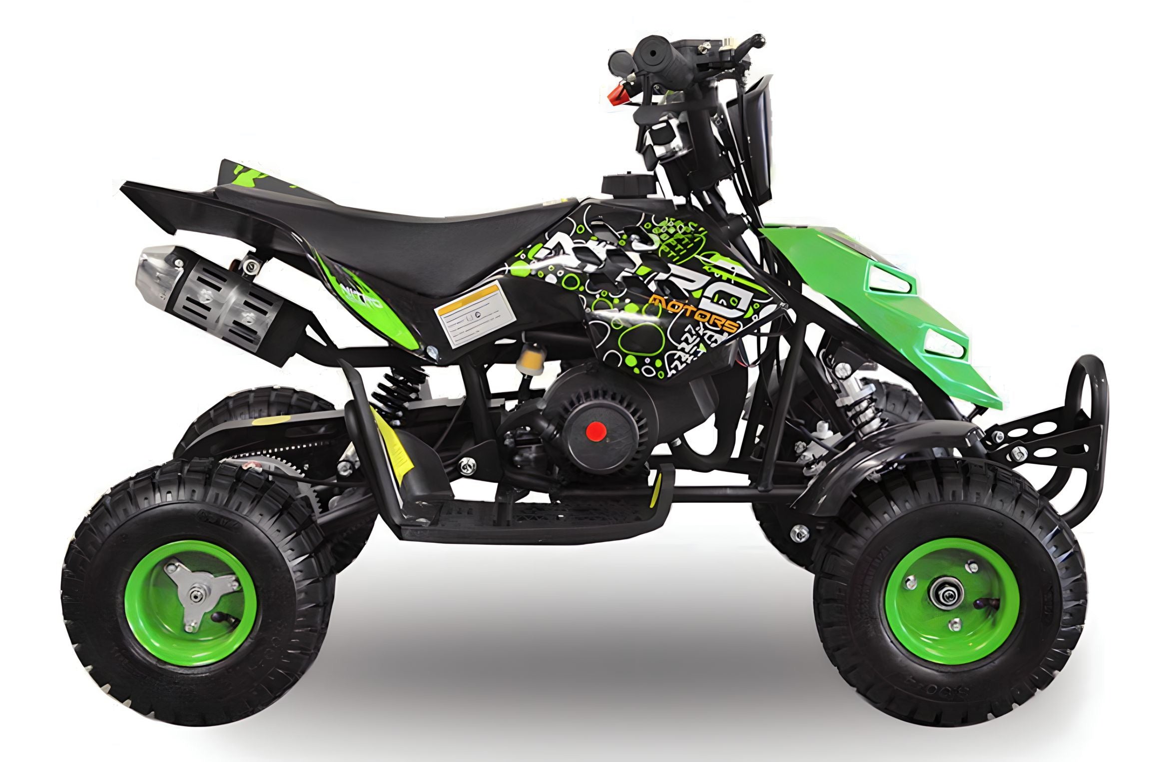 Mini Quad 50cc R5A Ruota 4" pollici - misure di sicurezza