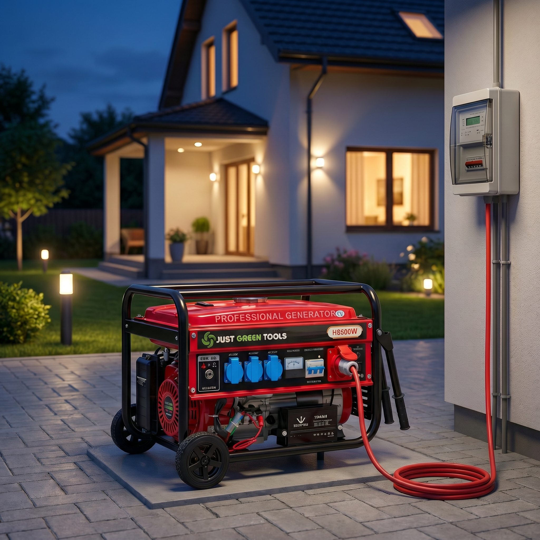 Generatore di Corrente a Benzina 3,0 kW Inverter Silenzioso Professionale
